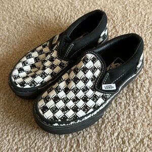 Checkered Slip On Vans